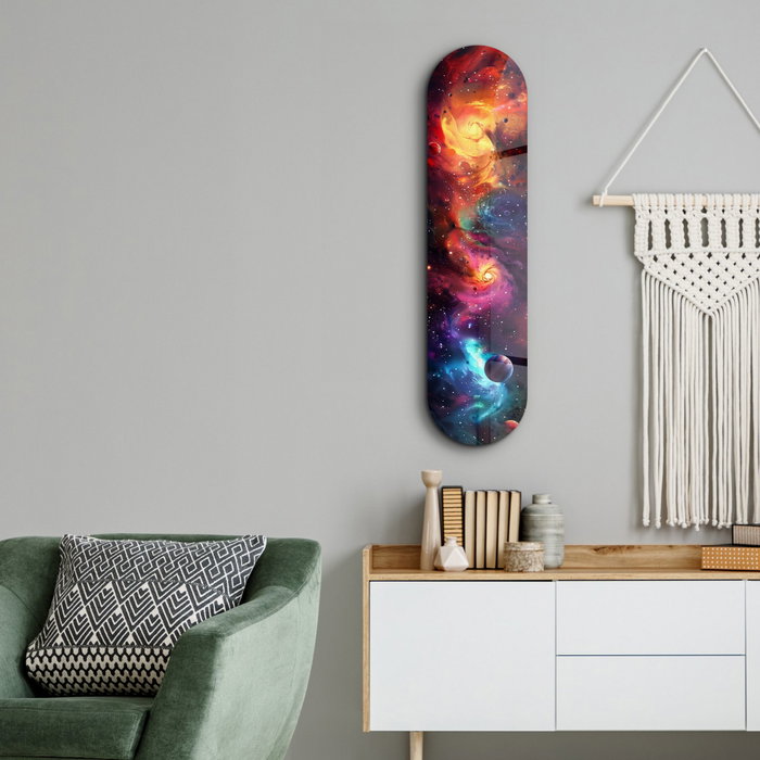 Wallity Colorful Space v2 Pintura Decorativa de Vidrio Templado Multicolor Wallity Colorful Space v2 Pintura Decorativa de Vidrio Templado Multicolor